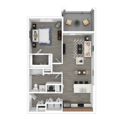 1 bed 1 bath D at Lucie at Tradition Apartments, Port St. Lucie, Florida